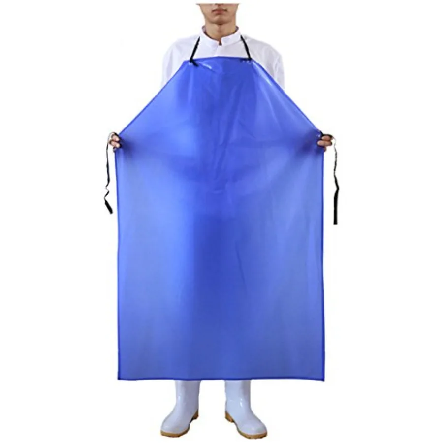 

Waterproof Apron Plus Size Blue