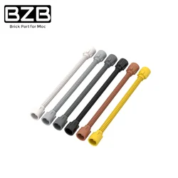 BZB MOC 73590 Connecting Flexible Shaft Oil Pipe City High-tech Building Block Model Kids DIY Brick Parts Toys Technical Gifts