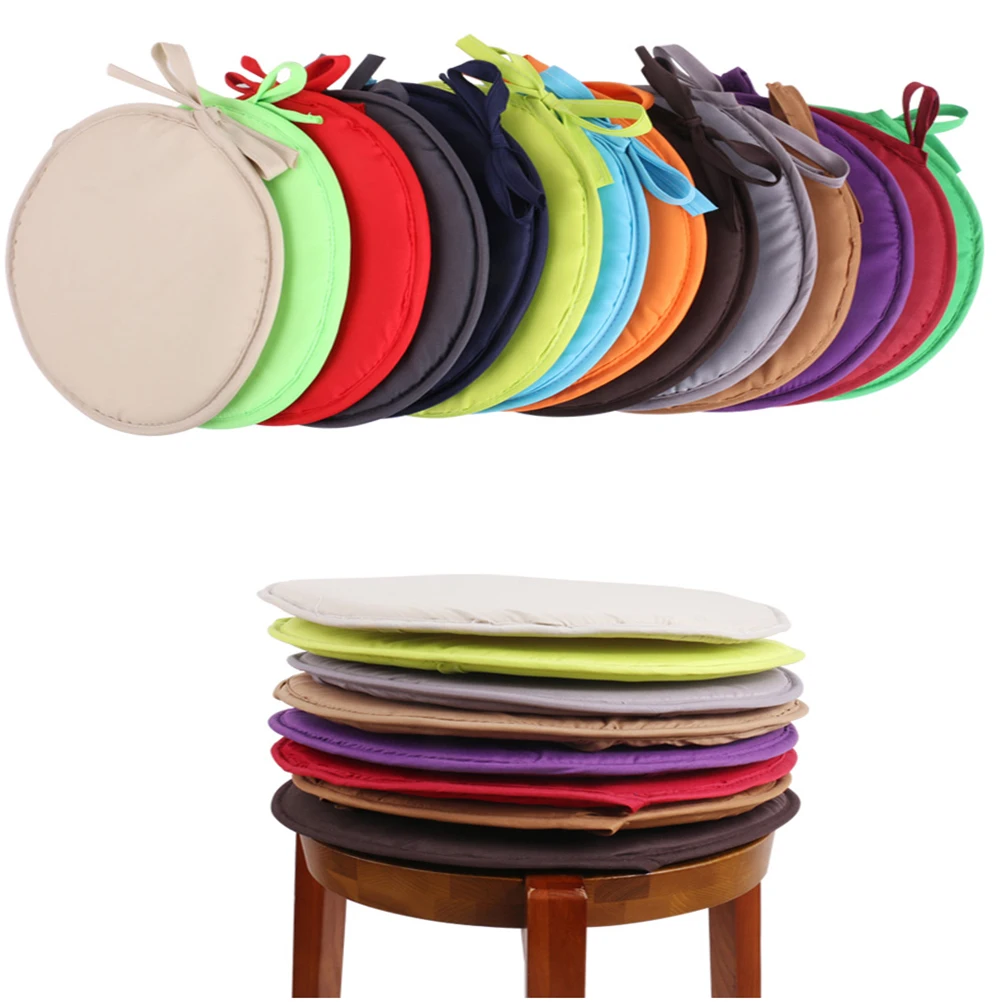 

Round Cushion Seat for Dining Chair Outdoor Home Classroom Sponge Cushions Pad Decorate