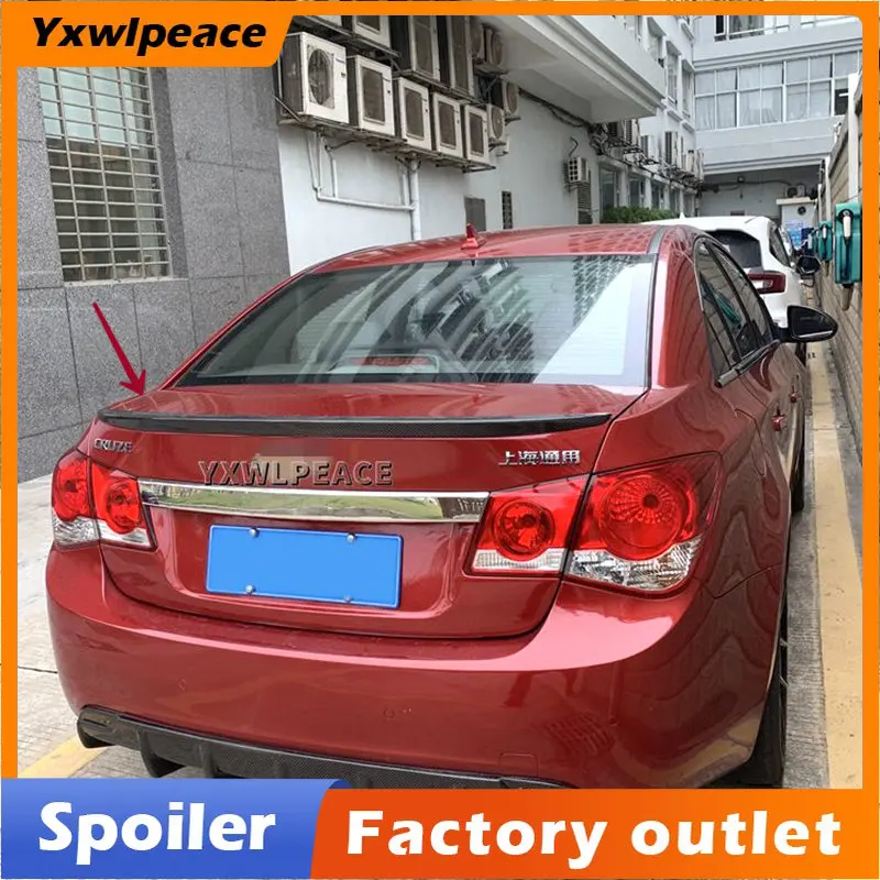 

For Chevrolet Cruze Spoiler 2009 2010 2011 2012 2013 ABS Material Unpainted Color Rear Trunk Lip Spoiler Car Styling