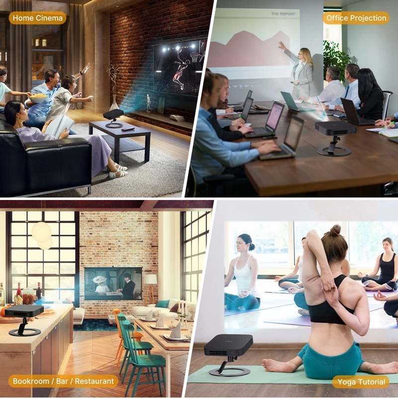 Vijim LT-04 suporte do projetor do desktop do metal suporte do projetor do metal multi-ângulo 360 ° bola ajustável cabeça 1/4 parafuso