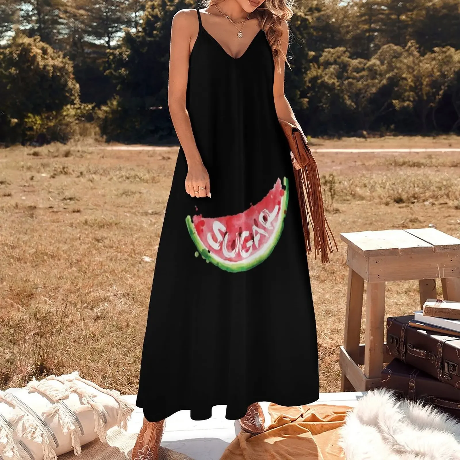 Watermelon Sugar| Perfect Gift Sleeveless Dress cocktail dresses purple dress Long dress