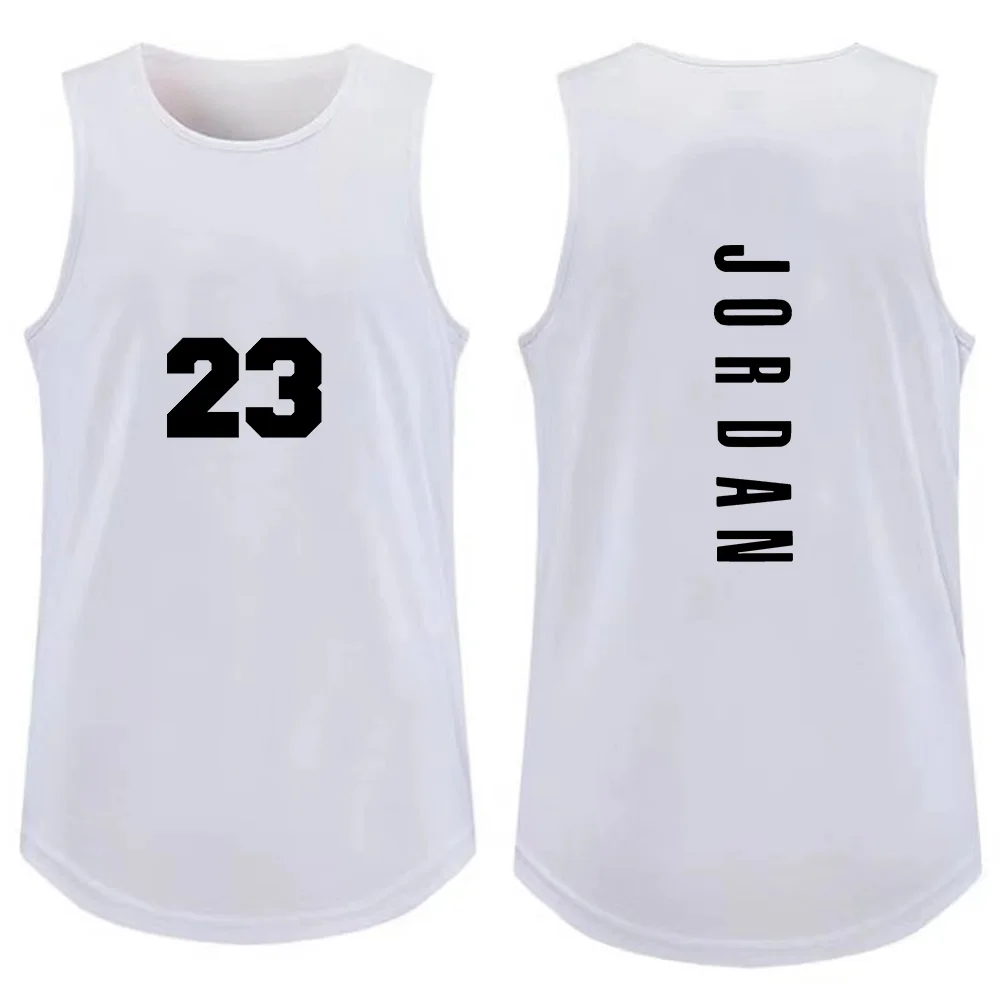 Herren Tanktop Modisches Fitness-T-Shirt Lässiges Atmungsaktives Ärmelloses Shirt Outdoor Basketball Sport-Weste Sommer Streetwear Lockeres Oberteil