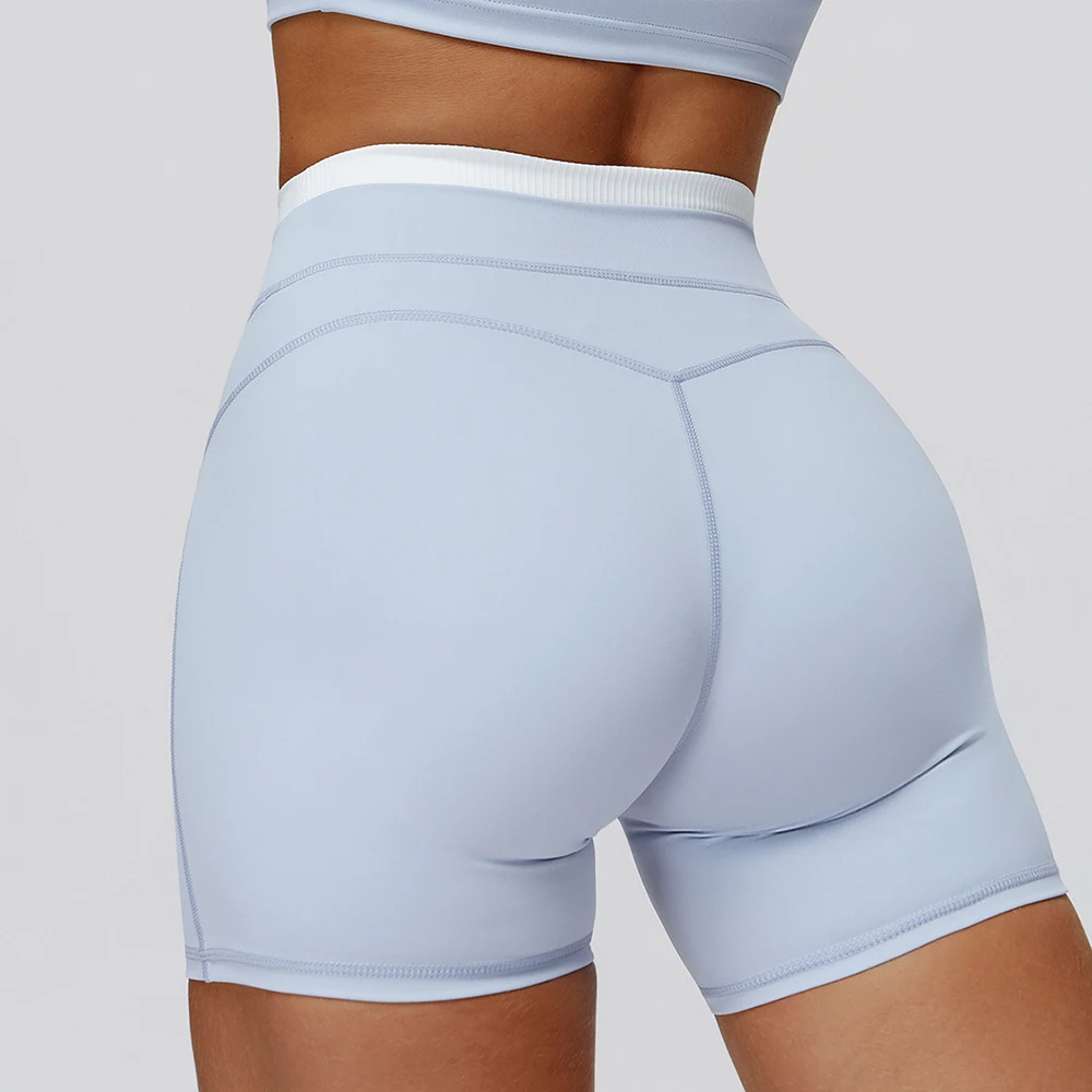 اليوغا السراويل تشغيل الدراجات السراويل النساء سراويل اللياقة البدنية تنفس الرياضة طماق عالية الخصر اليوغا السراويل تجريب الصالة الرياضية السراويل #2