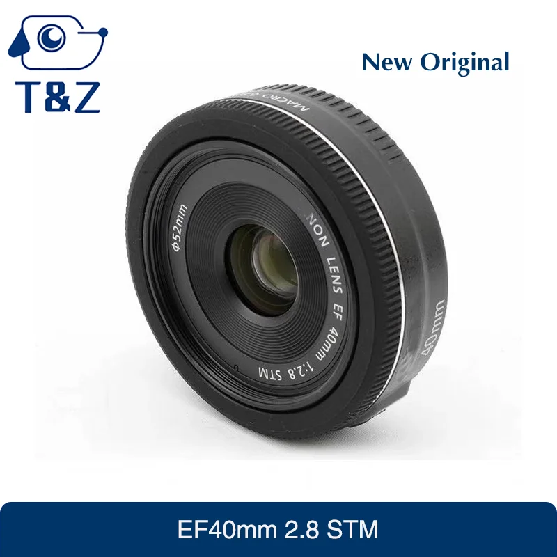 

New Original EF40mm2.8 STM Lens Fixed Focus Biscuit Head For Canon 200DII 100D EF40 STM Full-frame Standard Prime SLR Lens