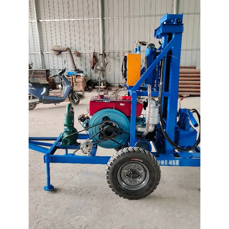 High‑Efficiency 120M Hydraulic Water Well Drilling Machine Rugged Mining Drilling Rig Equipped With Supporting Drill Pipes - view 6