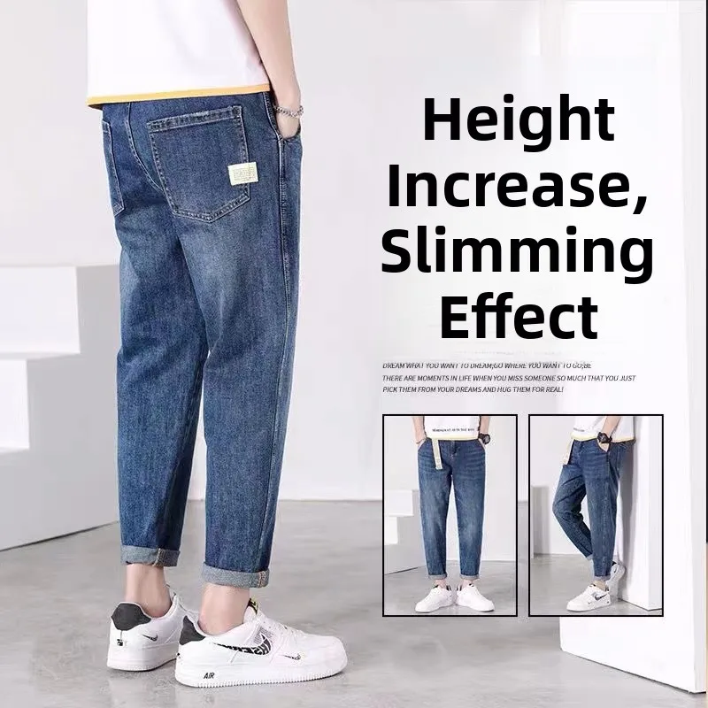 

Trendy Men's Workwear Jeans Loose Straight Leg Harlan Pants Korean Sle Retro Japanese Sle Casual Long Trousers