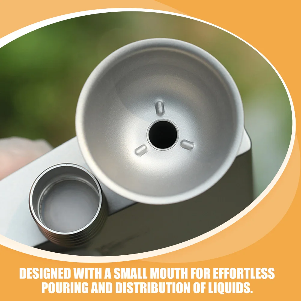 

Oil Spill Funnel Accessories Small Funnels Titanium Bottle for Liquid Transfer