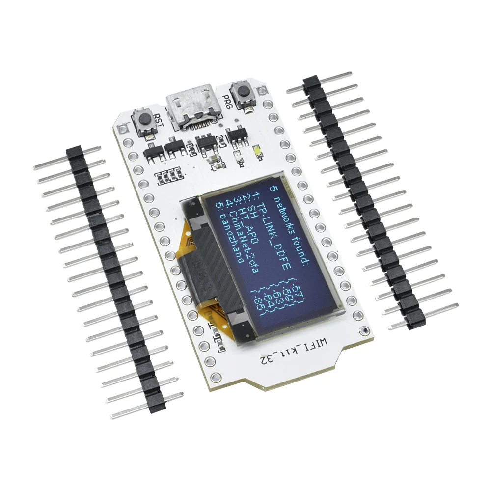 Цифровая плата разработки ESP32, 0,96 дюйма, OLED, Wi-Fi, Bluetooth, ESP8266, ESP12F, CP2102, модуль для комплекта Arduino, белый/черный