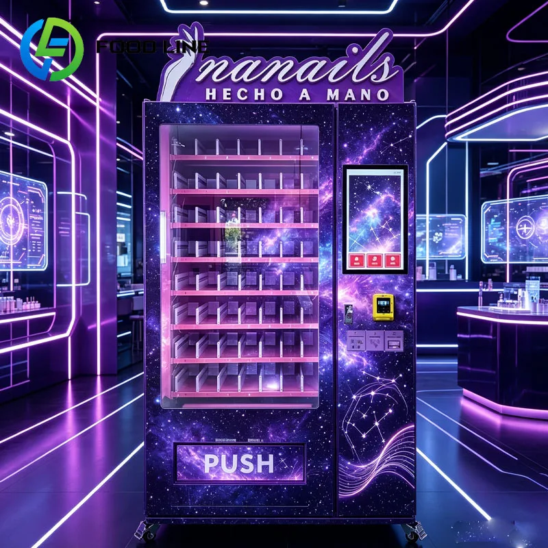 Cosmetic Vending Machine Beauty Makeup Skincare Smart Touch Screen Self Service Retail Kiosk Shopping Mall Airport Customized