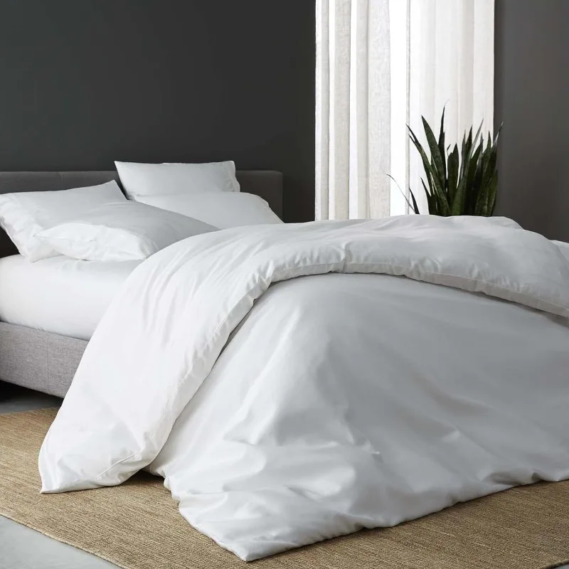 

Duvet Cover Set,100% Viscose derived from Bamboo,Buttery Soft,Cooling Duvet Covers,1 Duvet Cover and 2 Pillowcases