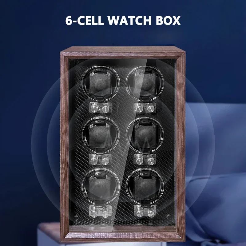 For Rol Watch Winder Case Original Wood High Grade Meter Winder 4 6 Watchwinder  Watch Winders for Automatic Watches Organizer