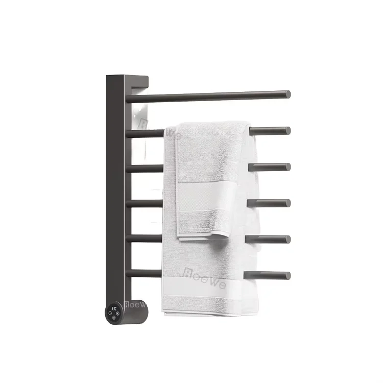 304 Stainless Steel Electric Towel Warmer Rack Water Heated Hydronic Radiators For Hotel Bathroom Nickel Heated Towel Warmer
