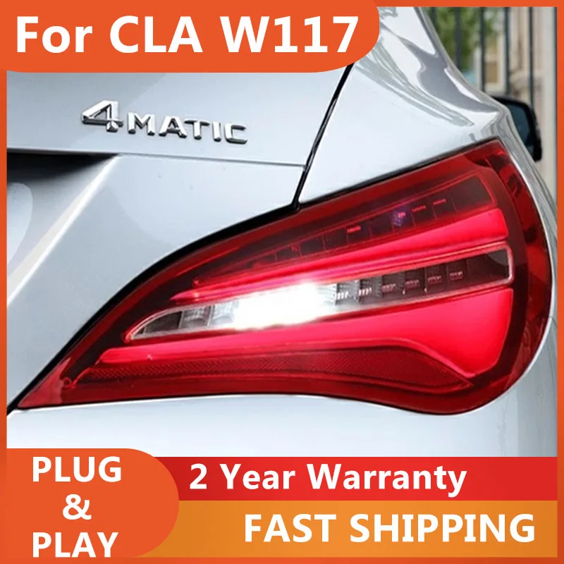 

Car Accessories for Mercedes W117 Rear Lights 2014-2019 Mercedes Benz CLA Tail Light CLA180 CLA200 CLA300 Rear DRL Fog Brake Tur