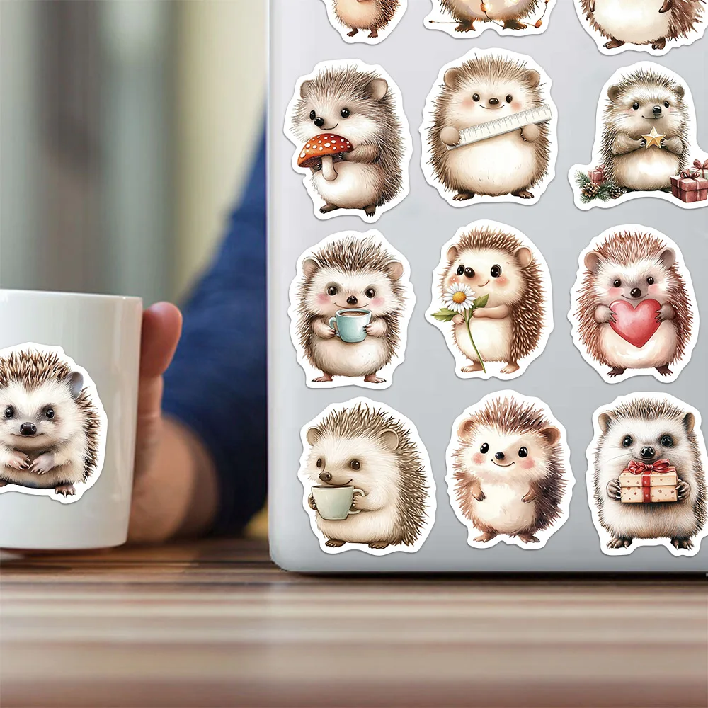 50 STKS Egel Cartoon Leuke Stickers Set DIY Telefoon Case Laptop Gitaar Computer Decoratieve Stickers