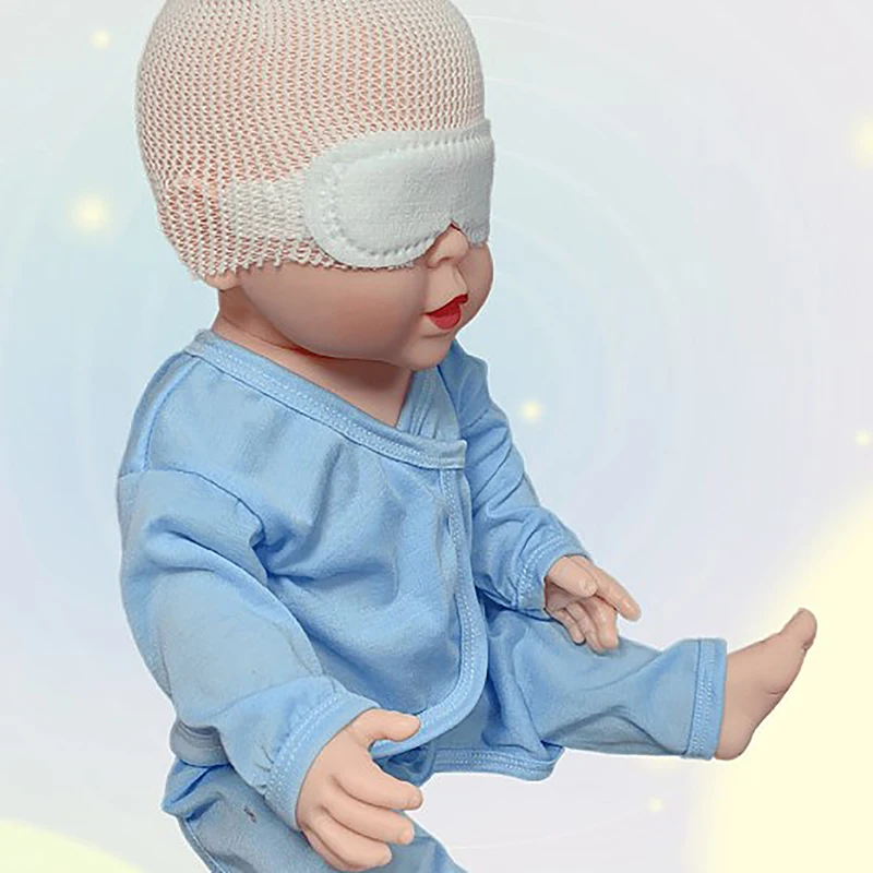 Newborn Phototherapy Protective Eye Mask Baby Anti-Blue Light Sunproof Eye Cover Phototherapy Blue Light Baby Shading Blindfold