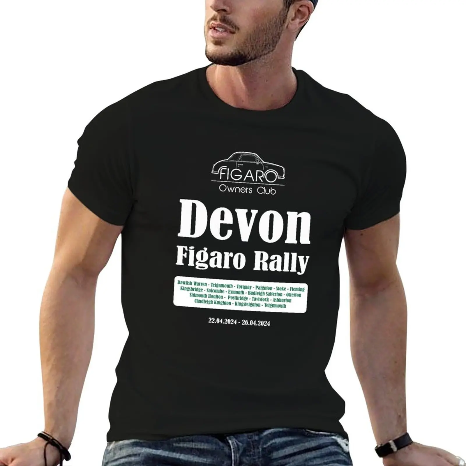 Devon Figaro Rally 2024 (Choose Green Colour) T-Shirt Sports Basic Short Sleeve T-Shirt