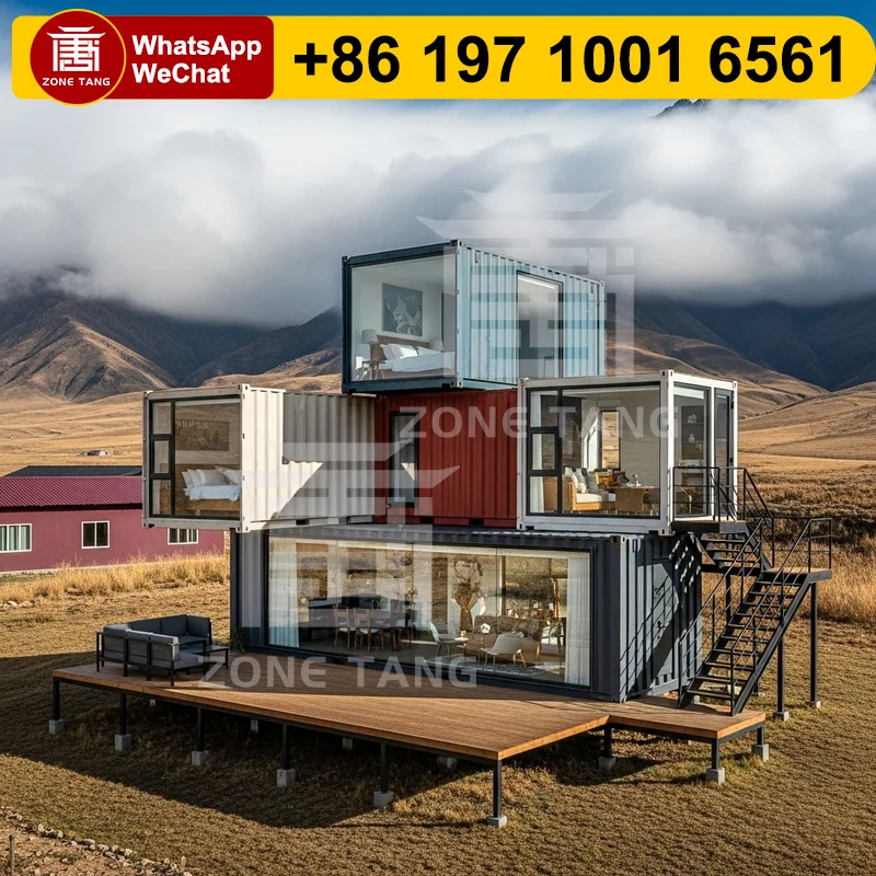 

Waterproof Container Home Affordable Modular Homes Shop Flat Pack Home Prefabricated Small House Anti Rust Fashion Ecological