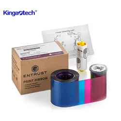 Original Datacard 525100-001YMCKT Color Ribbons for Entrust Sigma DS3 DS2 DS1 525900-001 black ribbon