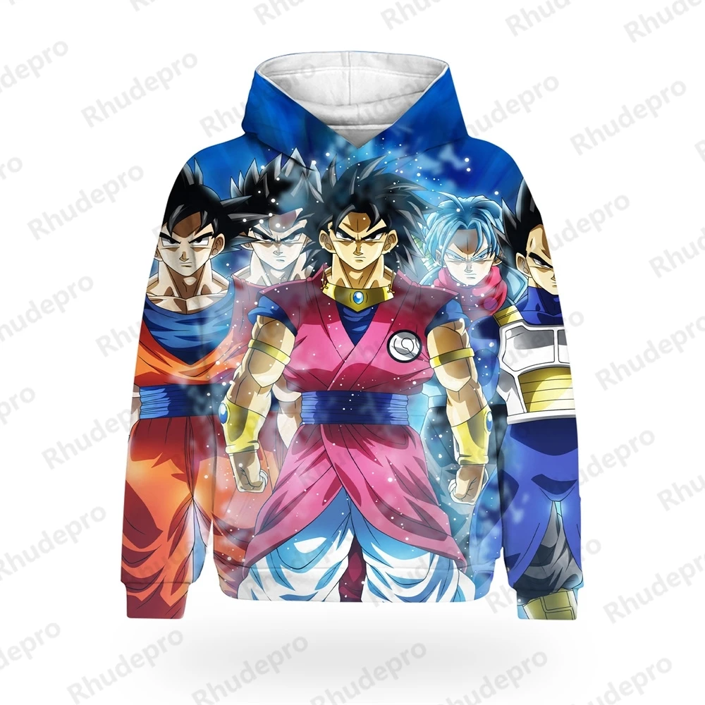 

Baby Boys Girls Hoodie Kids Cartoon Anime Graphic DragonBallZ Print 3d Goku Long Sleeve T Shirt Tops Tees Children Clothes