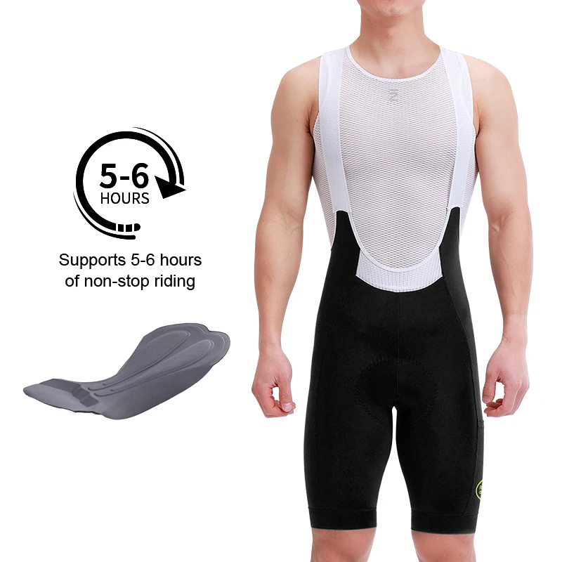 INBIKE Radfahren Trägerhose Herren 2025, neue Frühlings- und Sommer-atmungsaktive, schweißableitende Rennrad-Trägerhose, Fahrradbekleidung 5