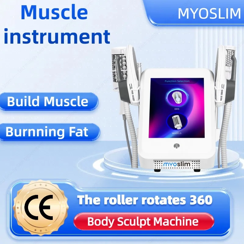 

MYOslim Roller Rotation Tightening Skin Electromagnetic Muscle Tightening Fat Burning Plastic Surgery Machine CE Salon