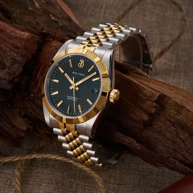 

Мужские автоматические часы Baltany, 36 мм, механические наручные часы, сапфировое стекло, водонепроницаемость 10 АТМ, светящиеся, NH35