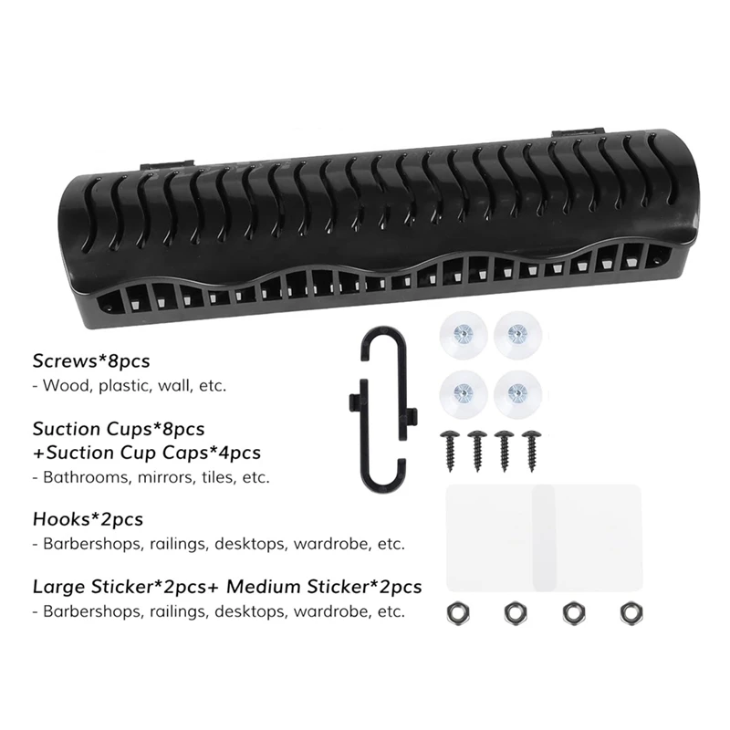 BAAG-support d'extension de cheveux pour coiffage, 4 Modes d'installation avec outil, support d'extension de cheveux conçu pour le lavage