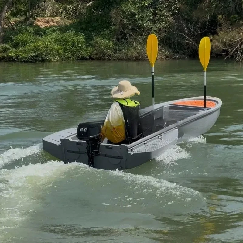 Easy Handling Foldable Plastic Fishing Boat