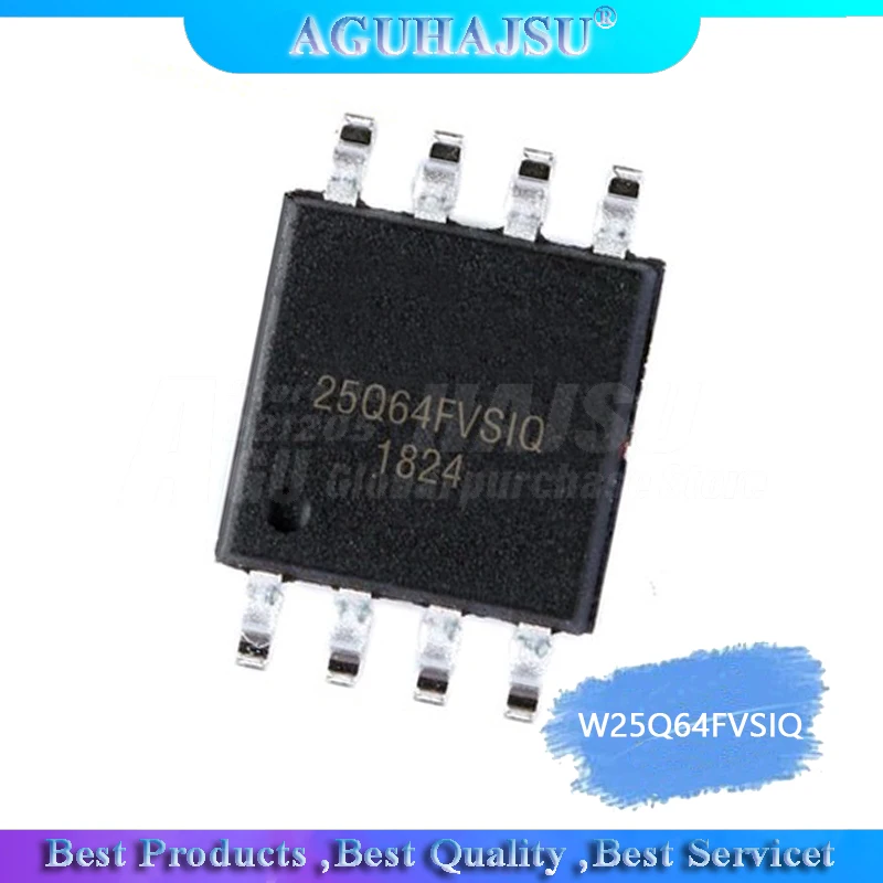 5pcs  W25Q64FVSIQ 25Q64FVSIQ 25Q64FVS1Q SOP8   integrated circuit