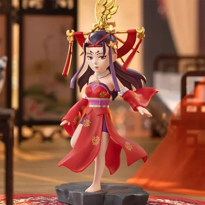 

MINISO Картина World of Jianghu: Нескрапустая серия слепая коробка Mystery Box Caixa Sorpresa для девочек, аниме, подарок на день рождения