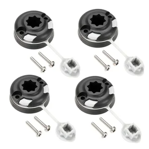 8/6/4/1pc canoe kayaking star Inflatable mounting base boat sea fishing rod base assembly equipment 9 Main Sales Support Caiaque - №7