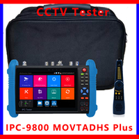 IPC-9800 MOVTADHS Pro 7 Inch HD CCTV Tester Monitor For AHD TVI CVI SDI H.265 Multimeter Optical fiber VFL TDR For CCTV Tester