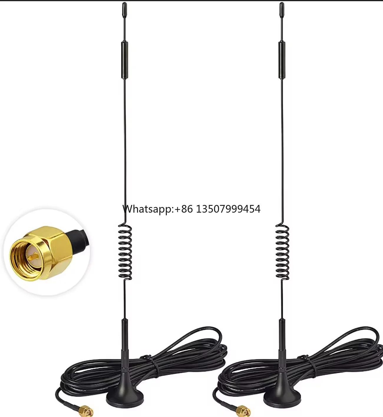 

698-2700MHz Full Band Omni Directional Helical Spring Magnetic Mount 3G 2.4G 4G LTE Communication Antenna