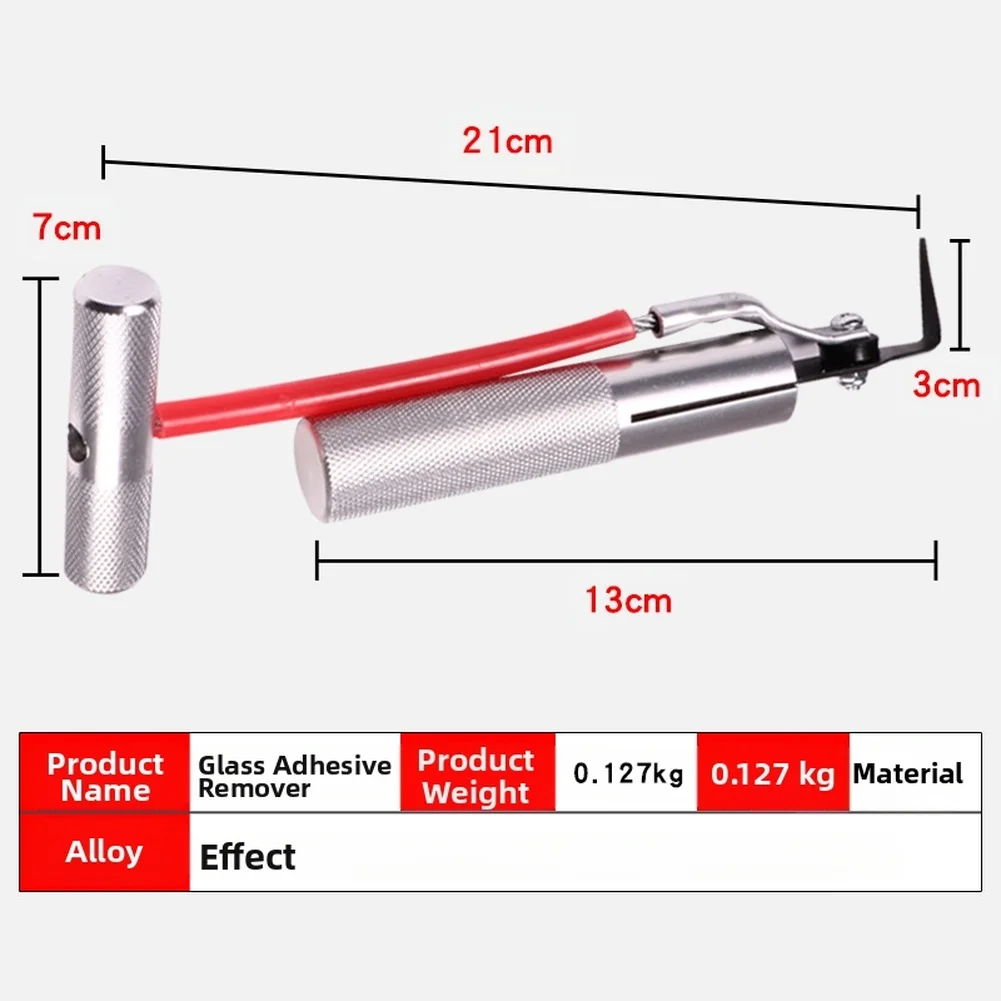 Car Maintenance Red Auto Glass Kit Alloy Construction Tool Set Car Repair Kit Automotive Glass Tools Multiple Tools Included