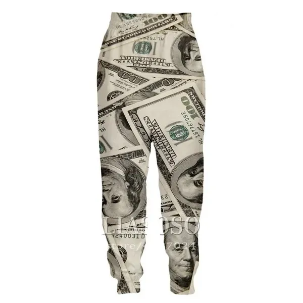 New Money Gold 3D Print Causal Clothing Fashion Men Women Tracksuits Crewneck Hip Hop Pants Plus Size S-7XL Seasons Casual