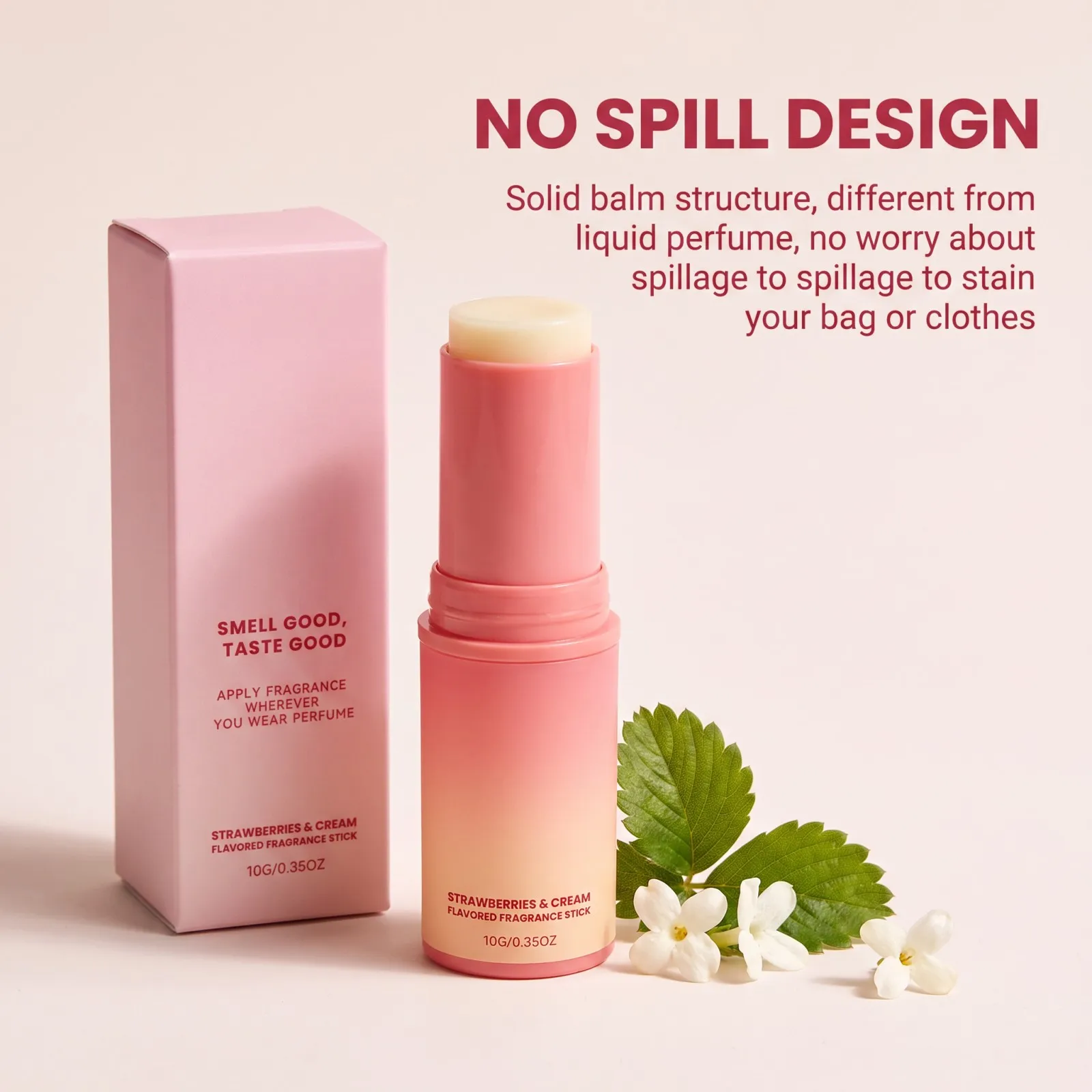 Beauty Care Duftstick Erdbeer-Süßfruchtiger Langanhaltender Duft Tragbar für Reisen Tägliches Pendeln Dates Frauen Geschenk – Detail 2