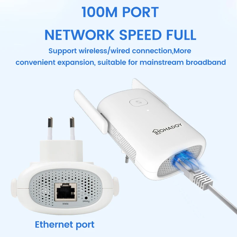 高速WiFi5 AC1200 デュアルバンド中継器 広範囲カバー 1200Mbps 信号拡張器 2.4G 5GHz Wi-Fiルーター 長距離信号ブースター