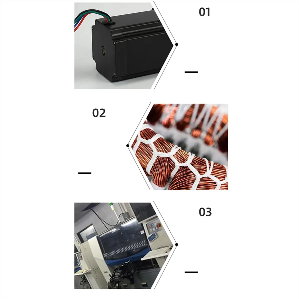 

T69C! 57 Stepper Motor 1.2N 76mm 2.8A 2 Phase 4 Wire for 3D Printer DIY Engraving Machine Motor 57 Stepper Motor