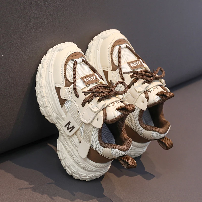 

Summer Fashion Breathable Kids Boys Non-slip Soft Soles Shoes Girls Sneakers with Light Running Shoes Child Fashion Sport Shoes