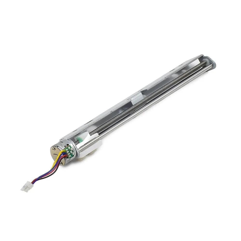ミニリニアスライドテーブル-15mm-2相4線ステッピングモーター-123mmストローク-9-15v-100-650ma-ロングトラベルリニアスクリューステッピングモーター