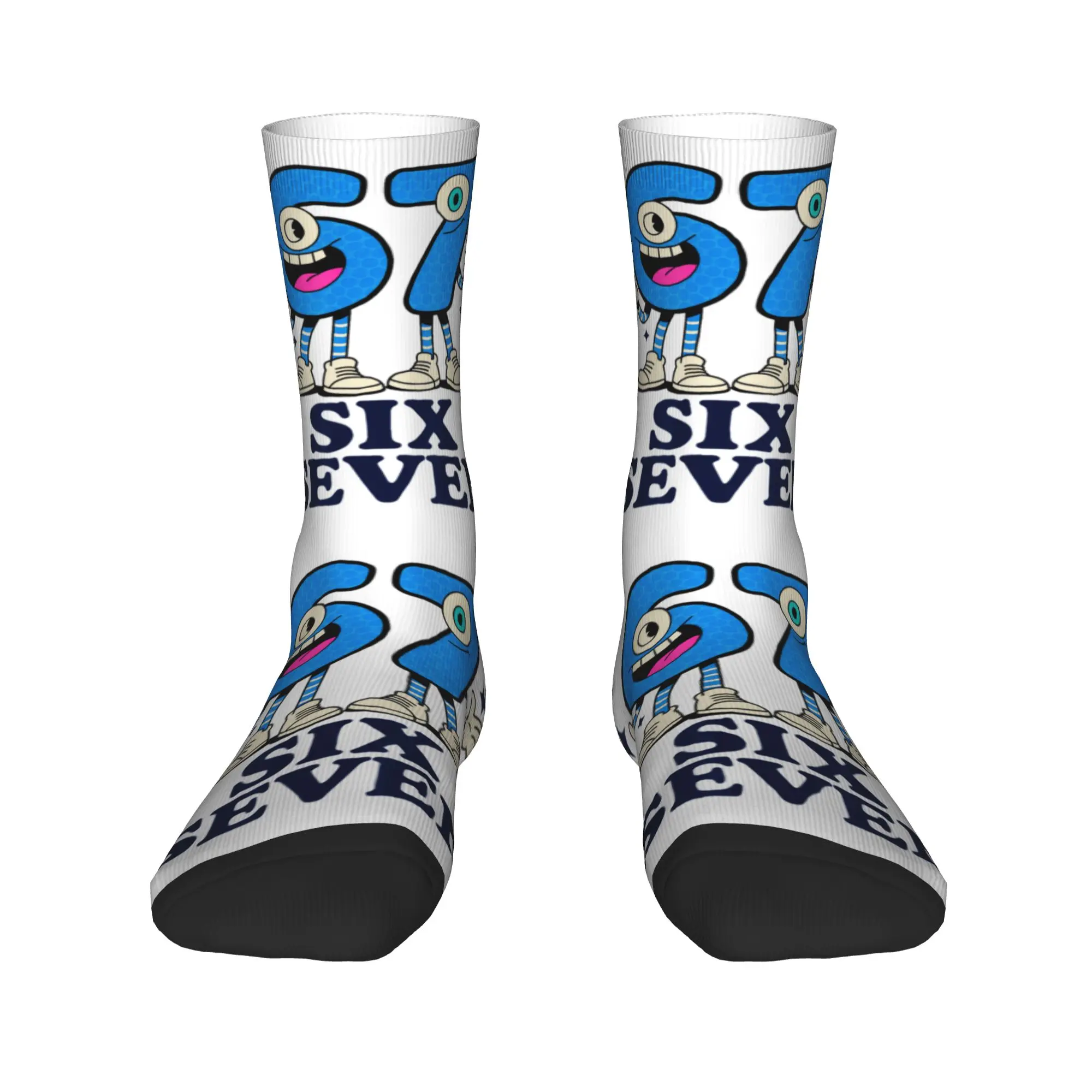 

67 Six Seven 6 7 Italian Brainrot Gaming Meme Men's Crew Socks Unisex Novelty 3D Print Dress Socks