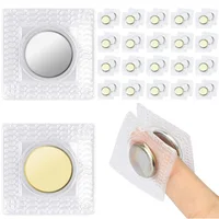 Hebilla magnética Invisible para bolso de mano, cierre de tela para cuaderno, botón a presión, herramientas de costura artesanal, 5 piezas/20 piezas
