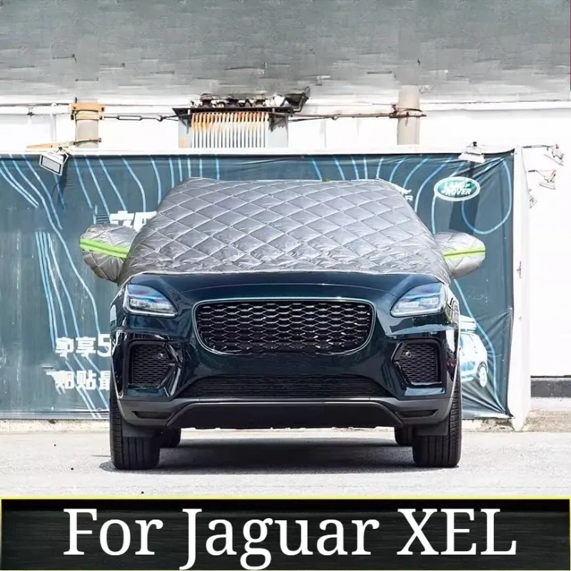 

Для Jaguar E-PACE специальный автомобильный получехол, автомобильная одежда, зимнее утолщенное одеяло, переднее лобовое стекло, снежное, морозостойкое, теплое