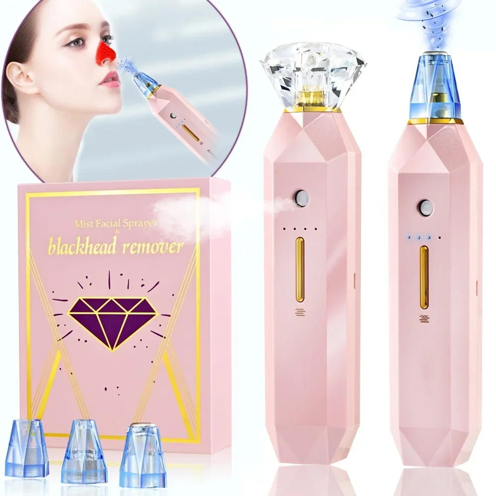 Electric Multifunctional Facial Beauty Device, Remove Blackheads, Exfoliate, Clean Pores, Nano Spray,Moisturize Face Care ML-056