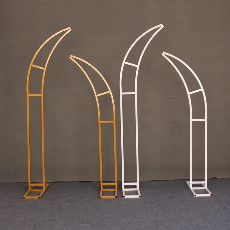 2026 Factory Supplies Wedding Horn Door Flower Arch Stand Event Arrangements Decoration Iron Stands Backdrop Flower Stand