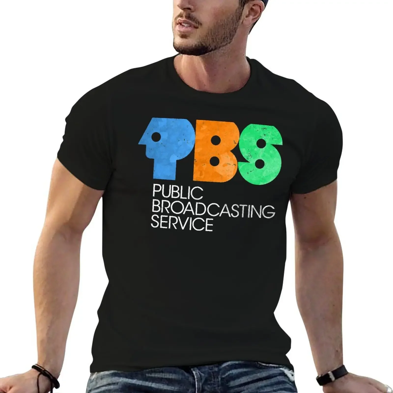 

PBS 2 T-Shirt cute tops cheap stuff cotton graphic tees luxury clothes men