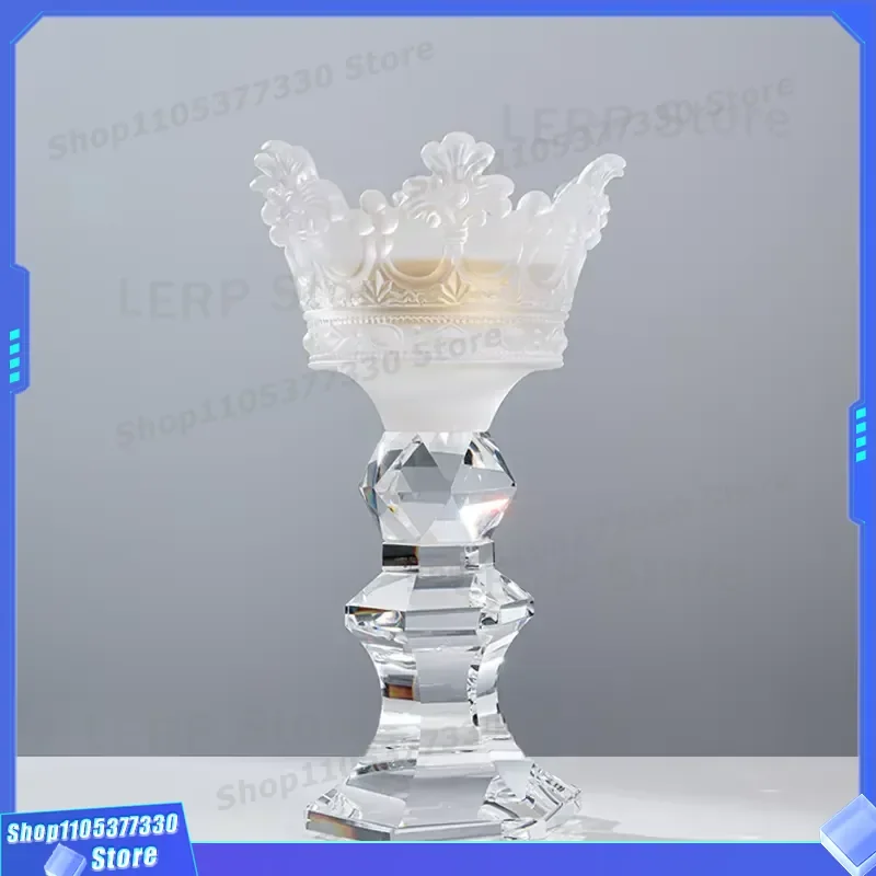 New European Crystal Incense Burner Arabian Style Household Indoor Aromatherapy Vase Decorative Home Fragrance Holder