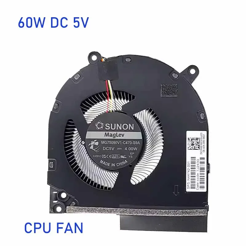 New Original Laptop CPU GPU Cooling Fan For HP VICTUS 9 16-R 16T-R 16-S 16T-S  DC5V or 12V