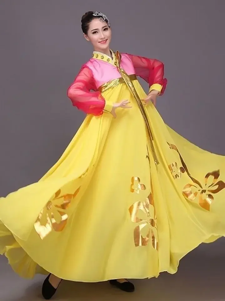 Vestido Hanbok para Mulheres, Traje de Dança, Performance Folclórica, Trajes Antigos Coreanos, Festa Tradicional, Palácio Asiático Roupas Cosplay